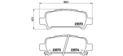 ������� ��������� �������� (�����) Subaru Forester (SG_) 2.0 X AWD 06.2005 - 05.2008 Subaru Outback (BL, BP) 2.5 AWD (BP9) 11.2003 - 09.2009 Brembo P7...