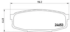 ������� ��������� �������� (�����) Toyota LAND Cruiser 200 (_J2_) 4.5 D4-D 08.2007 - Lexus LX (_J2_) 570 (URJ201_) 11.2007 - Brembo P83098, ������ P83...