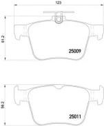 ������� ��������� �������� (�����) VW Tiguan (5N_) 2.0 TFSI 4motion 09.2007 - VW Tiguan (5N_) 1.4 TSI 4motion 09.2007 - Brembo P85124, ������ P85124 �...