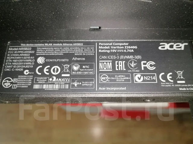 Acer. 19.5", ���������� �� (LCD, LED, QLED) ����