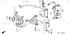 ������ ������������� ��������� D22 Honda JAZZ / FIT / CITY 02-08 NSO-319 BL28031 Tenacity Asbho1044 ASBHO1044 ����