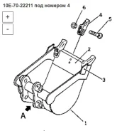 ������� (���) ����� ����������� Komatsu 10E-70-22211 10E7022211 ����