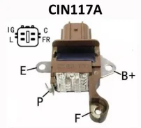 ��������� ���������� 12V L*IG*C*DFM(FR) Honda K20A K24A R18A R20A Toyota 1Vdftv CIN117A CSN6335 (Boruida) 31108RAAA01 ����