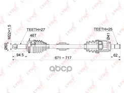 ������ � ����� | ����� ��� | KIA Cerato (TD) 1.6 08- / AT/MT / = FR LH LYNXauto ���. CD1069A CD1069A ����