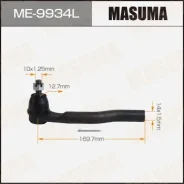 ���������� ������� ���� Masuma Honda FIT / GK# 13- LH ME-9934L, ����� ME9934L ����