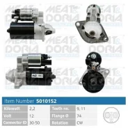 ������� 12V 2,2KW Toyota Corolla (E12), RAV 4 II, Auris (E15) Meatdoria 5010152 5010152 ����