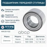 ��������� �������� ������� Daewoo (Nexia; Espero; Lanos) DOHC 90279332 Daewoo ����� Arirang ���. ARG33-1122 ARG331122 ����