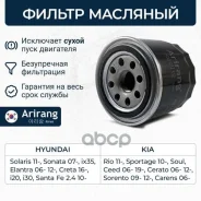������ �������� Hyundai (Solaris 10-17, Santa Fe 2,4 10-, 12-, IX35, Elantra, Sonata 07-,11-, I30, Creta), Kia (Sportage 10-, Rio11-17, Ceed 06-, 09-...
