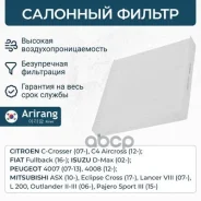 ������ ������ Mitsubishi (Lancer X, Outlander II (07-), ASX (GA_W_) (06/10-); Eclipse Cross) 7803A109 Mitsubishi ������ Arirang ���. ARG324754 ARG3247...