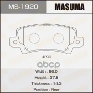 ������� ��������� Toyota Corolla (E120) EUR 01-07, Corolla Verso (E120) 01-04 ������ Masuma 55512 Masuma ���. MS1920 MS1920 ����