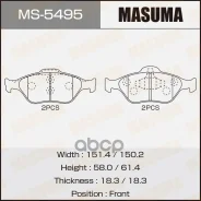 ������� ��������� Ford Fusion 02-, Fiesta 95-; Mazda 2 03-, Demio 03-08 �������� Masuma 38431 Masuma ���. MS5495 MS5495 ����