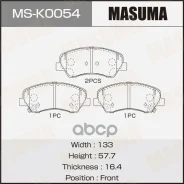 ������� ��������� Hyundai Solaris 10-; Kia Rio 11- �������� Masuma Masuma ���. MSK0054 MSK0054 ����