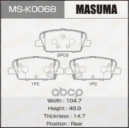 ������� ��������� Hyundai i30 16-; Kia Ceed III 18-, ProCeed 18- XCeed 19- ������ Masuma 77829 Masuma ���. MSK0068 MSK0068 ����