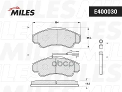 ������� ��������� Fiat Ducato 02-; Citroen Jumper; Peugeot Boxer 94- �������� Low-metallic Miles E400030 Miles ���. E400030 E400030 ����