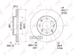 ���� ��������� ������������� (231x17) | ����� | LYNXauto ���. BN1046 BN1046 LYNXauto BN1046 ����
