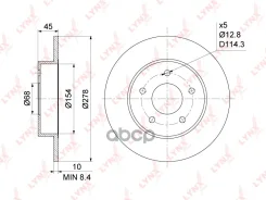 ���� ��������� ��������������� (278x10) | ��� | LYNXauto ���. BN1101 BN1101 LYNXauto BN1101 ����