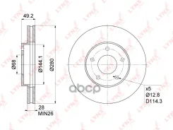 ���� ��������� ������������� (280x28) | ����� | LYNXauto ���. BN1108 BN1108 LYNXauto BN1108 ����
