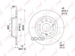 ���� ��������� ��������������� (282x12) | ��� | LYNXauto ���. BN1198 BN1198 LYNXauto BN1198 ����