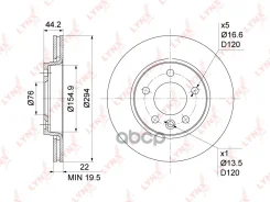 ���� ��������� ������������� (294x22) | ��� | LYNXauto ���. BN1211 BN1211 LYNXauto BN1211 ����
