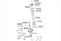 ����������� �������� ����� Toyota Yaris 2005�2013 4852009500 NCP90 1NZ-FE, �������� ����� 4852009500 ����