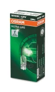 ����� W5W 12V 5W W2.1x9.5d Ultra LIFE 4 ���� �������� 1 ��. Osram ���. 2825ULT 2825ULT Osram 2825ULT ����