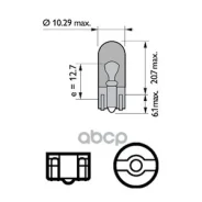 ����� ����������� ���������� WY5W W2.1x9.5d Vision 12V 5W ������ 10 �� (���� �� �����) Philips ���. 12396NACP 12396NACP ����