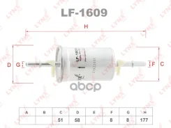 ������ ��������� LYNXauto LF1609 LYNXauto ���. LF1609 LF1609 ����