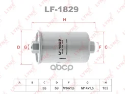 ������ ��������� LADA 2108-099/2110-12/2113-15/Grant�A/Kalina/Priora LYNXauto ���. LF1829 LF1829 LYNXauto LF1829 ����