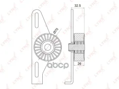 ����� �������� ���������� ����� LADA Largus LYNXauto ���. PB5038 PB5038 LYNXauto PB5038 ����