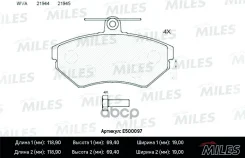 ������� ��������� ������������ �������� Miles ���. E500097 E500097 Miles E500097 ����