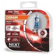 �������� ���� H4 12V 60/55W P43t Night Breaker Laser +150% ������ ����� 2��. (1��������) Osram ���. 64193Nlhcb 64193Nlhcb Osram 64193NLHCB ����