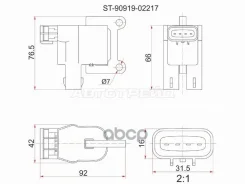 ������� ��������� Toyota 3S/5S-FE (�1) 96- ST19#/ST21#/ST20#/SV4#/SV55/SX�V2#/SXM1#/SXN1#/SXU1#/SXA1# Sat ���. ST9091902217 ST9091902217 ����