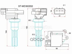 ������� ��������� Mitsubish Airtrek/Outlader CU2W 02-06/RVR N73WG 97-02 4G63 Sat ���. STMD363552 STMD363552 ����