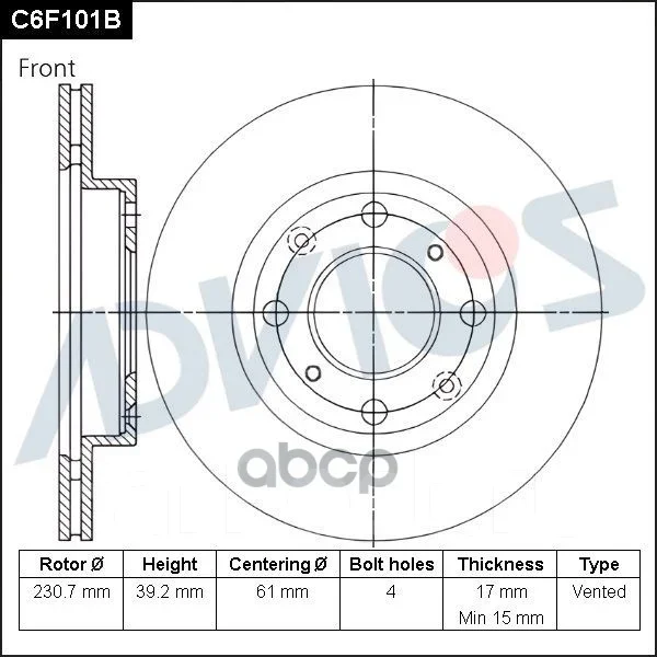 ���� ��������� ���. Advics Advics ���. C6F101B C6F101B ����