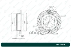 ���� ��������� ��������������� ������������� G-brake GFR-02858L ����� G-Brake ���. GFR02858L GFR02858L ����