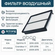 ������ ��������� Hyundai (Sonata 10-), Kia (Cadenza 11-, Optima 10-14) 281133S100 Hyundai ������ Arirang ���. ARG321355 ARG321355 ����