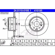 ���� ���� MER W123/W126 ��� �� ���� ATE 24.0110-0185.1 24011001851 ����