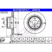 ���� ��������� BMW 1(E87) 07- ����.300x20 ��. 5 ��� ATE 24012002141 24012002141 ����
