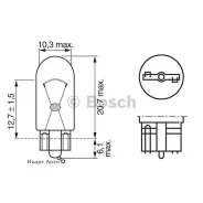 ����� W5W 12V 5W Longlife DAY (CB) Bosch 1 987 302 286 1987302286 ����