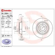 ���� ��������� ���� FORD Focus 18- Brembo 08D86411 08D86411 ����