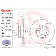 ���� ��������� �������� 324mm ������������� ���������� Brembo 09.5579.21 09557921 ����
