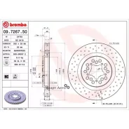 ���� ��������� Ferrari 360 Spider (F131) 3.6 2000-2005 Brembo 09.7267.50 09726750 ����