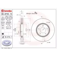 ���� ��������� Brembo 09.9743.11 09974311 ����