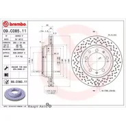���� ��������� Porsche 911 (993) 3.8 Carrera 4 1995-1997 Brembo 09. C085.11 09C08511 ����