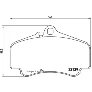 ������� ��������� �������� Porsche 911 (997) 3.8 Carrera S / GTS 2009-2011 Brembo P 65 011 P65011 ����