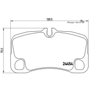 ������� ��������� �������� Porsche 911 ��������� (997) 3.6 Carrera 4 2008-2012 Brembo P 65 013 P65013 ����