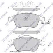 ������� ��������� Renault Scenic III 09- �������� Sangsin Brake SP4418 SP4418 ����