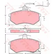��������� ������� AUDI 80 86-91+ TRW GDB404 GDB404 ����
