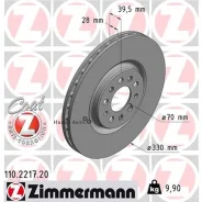 ���� ���� ALFA 159/Brera/Giulietta/Spider 1.4-3.2/2.0JTDM-2.4JTDM 05- ��� ���� 330X28 Zimmermann 110.2217.20 110221720 ����