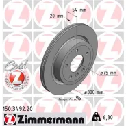 ���� ���� BMW Z4 E89 2.0-3.0 09- ��� ���� 300X20 Zimmermann 150.3492.20 150349220 ����